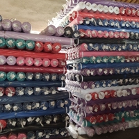 Tissu en microfibre 100% polyester, peau de pêche, teinte unie, pour drap de lit en rouleau, vente en gros de bonne qualité