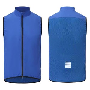 Gilet de cyclisme sans manches unisexe respirant, coupe-vent, séchage rapide, imprimé personnalisé, multicolore, meilleur prix, pour le vélo - Product Image 1