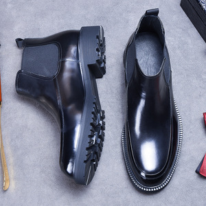 2025 alta calidad de gran tamaño de cuero de vaca Formal de negocios de charol Color a juego hombres zapatos de cuero - Product Image 6