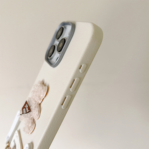 <span class=keywords><strong>Coque</strong></span> d'<span class=keywords><strong>iPhone</strong></span> Personnalisée en Gros, Mignonne Peluche Ourson, Lanière TPU, Cuir, Silicone, pour Femmes, Compatible <span class=keywords><strong>iPhone</strong></span> 16 Pro Max 15 <span class=keywords><strong>14</strong></span> 13 12 11 17 - Product Image 6