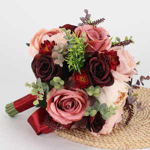 <span class=keywords><strong>Bouquet</strong></span> <span class=keywords><strong>de</strong></span> <span class=keywords><strong>mariée</strong></span> artificiel bordeaux <span class=keywords><strong>et</strong></span> <span class=keywords><strong>rose</strong></span> blush pour la cérémonie <span class=keywords><strong>de</strong></span> mariage <span class=keywords><strong>et</strong></span> le <span class=keywords><strong>bouquet</strong></span> <span class=keywords><strong>de</strong></span> <span class=keywords><strong>pivoine</strong></span> <span class=keywords><strong>rose</strong></span> en soie d'anniversaire - Product Image 2