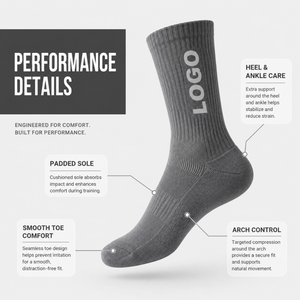Chaussettes de cyclisme en laine mérinos avec logo personnalisé, chaussettes de sport respirantes de haute qualité pour hommes et femmes, chaussettes thermiques - Product Image 3