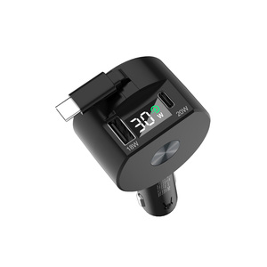 Cargador de Coche 3 en 1 de 68W con Cable Retráctil USB Tipo C PD 30W 20W Carga Rápida para <span class=keywords><strong>iPhone</strong></span> Samsung Teléfono Móvil - Product Image 3