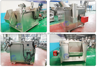 Machine à frire les aliments à chaud, machine à frire les aliments en collation, machine à frire les chips de banane, machine à frire les cacahuètes automatique en lot