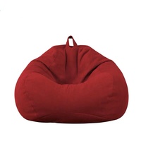 현대 소프트 잠자는 게으른 소파 세련된 작은 백 콩 가방 단일 Beanbag
