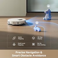 Aspirateur robot Dreame L10s Pro Ultra Heat avec station de nettoyage automatique DuoScrub et fonction de lavage, 32 niveaux d'humidité, pour la maison et le salon