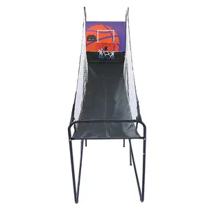 Factory Custom Single Shot Basketball Arcade Game LED Scoreboard Indoor Home Street Basketball Shooting Machine Hoops Official