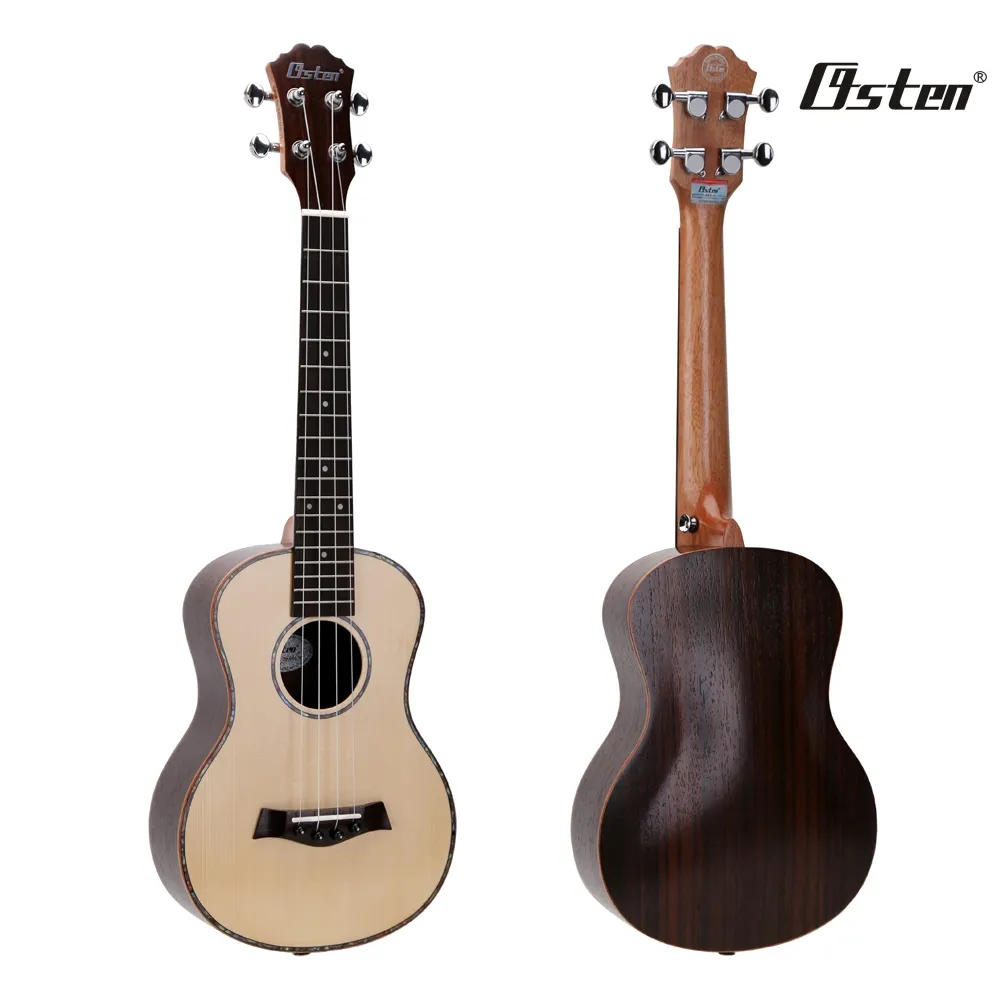 Layanan kustom OEM suara bagus gitar ukulele 26 inci penjualan langsung pabrik dengan kualitas bagus dan harga murah