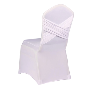 Funda Elástica Lavable de Poliéster y Spandex para Silla de Playa, Banquete o Boda, con Lazo en la Parte Posterior, en Varios Colores - Product Image 4