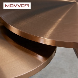 Staffa di vendita diretta in acciaio inossidabile <span class=keywords><strong>set</strong></span> di tavolino da caffè in <span class=keywords><strong>oro</strong></span> - Product Image 3