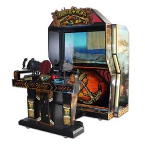 เครื่องเกมอาร์เคด CREATFUN จอ LCD 55 นิ้ว เครื่องจำลองเกมยิงปืนแบบหยอดเหรียญ Dead Storm Pirate Gun สำหรับ 2 ผู้เล่น 110V/220V - Product Image 4