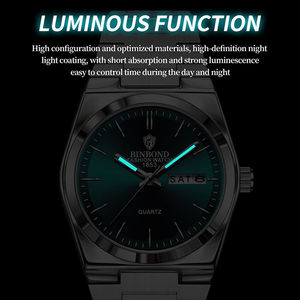 Montre à quartz pour femme Binbond B102L OEM ODM en gros, bracelet en acier inoxydable, élégante, luxueuse, étanche, montre-bracelet pour femme personnalisée - Product Image 5