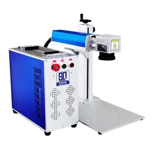 portable mini fiber laser marking machine raycus fiber laser 50w metal card printing machine