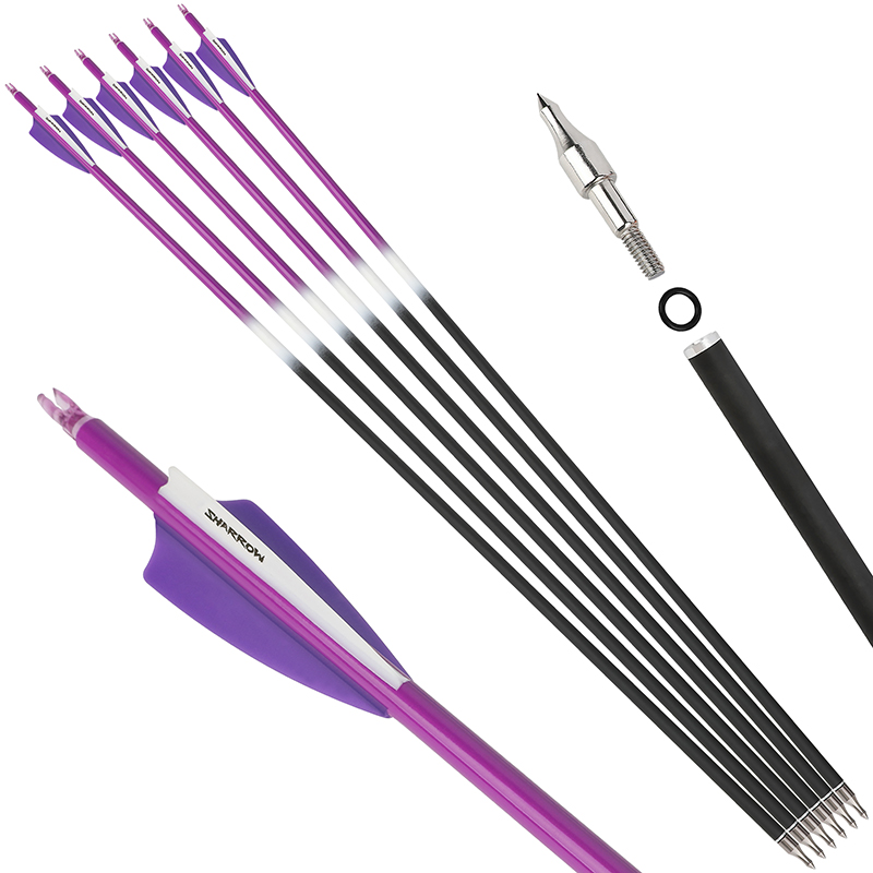 1 pcs Purple and white