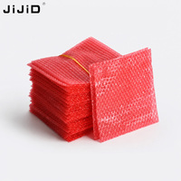 Sacs à bulles antistatiques rouges JIJID, emballage antichoc, pochette de protection ESD, taille personnalisée, pour l'électronique