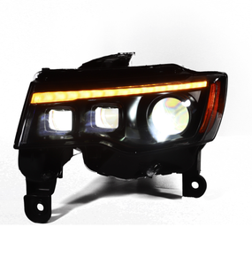 DK Motion LED <strong>Headlight</strong> for Jeep Grand Cherokee with non-adaptive xenon or halgen 2014-2021 4th Gen Headlamp - Product Image 1
