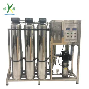 Stainless Steel Alkaline Water RO Filter Machine Plant Industrial 500LPH Reverse Osmosis Treatment Desalination Water Purifier