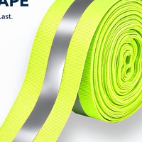 Sangle en polyester réfléchissante haute visibilité pour sacs à dos de sécurité extérieurs et accessoires de vêtements de travail