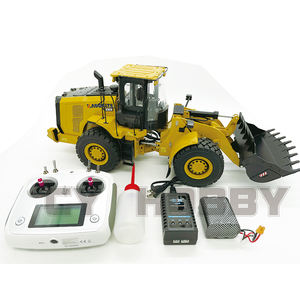 HUINA <span class=keywords><strong>K966</strong></span> <span class=keywords><strong>KABOLITE</strong></span> <span class=keywords><strong>K966</strong></span> 1/16 Modèle de chargeuse sur pneus hydraulique entièrement métallique RC avec moteur sans balais - Product Image 6