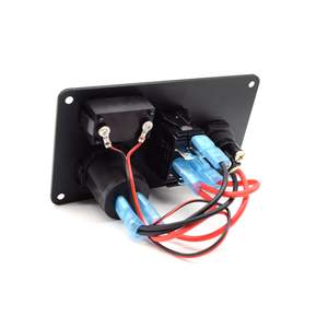 <span class=keywords><strong>Prix</strong></span> usine 12V ON OFF Enging Start Push switch ON OFF ON LED Rockers Switch avec double prise PD voltmètre panneau <span class=keywords><strong>de</strong></span> commutation pour Ma - Product Image 2