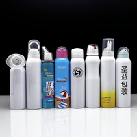 Bouteille de spray en aluminium pour agent coiffant en mousse, format aérosol, 100ML-330ML