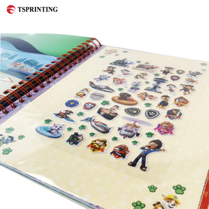 Mẫu miễn phí xoắn ốc ràng buộc cuốn Sách bìa cứng dịch vụ in ấn Nhà Máy Giá <span class=keywords><strong>3D</strong></span> Sticker sách phim hoạt hình Puppy Board in ấn cuốn sách - Product Image 6