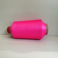 Fil teint DTY 70D/24F de qualité supérieure en stock, anti-boulochage, anti-bactérien, texture brillante, pour vêtements de boutique haut de gamme