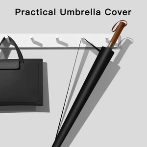 Haute qualité 120cm semi-automatique coupe-vent Portable anti-soleil cadeau d'affaires Style classique 190T parapluie en Nylon - Product Image 4