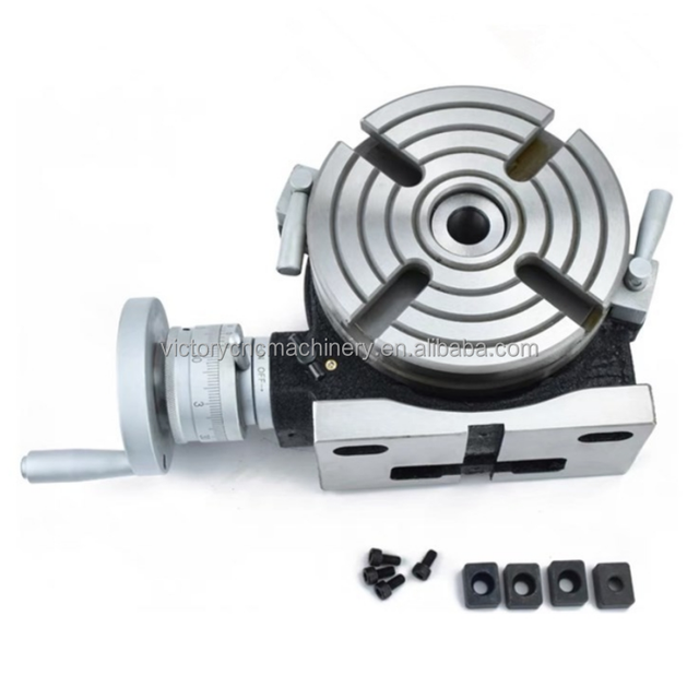 HV10 10" CNC Milling Universal Dividing Head Indexing Rotary Table Horizontal and Vertical Rotary Table for Milling Machine