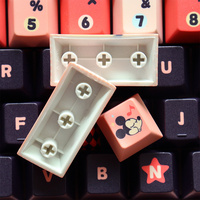 Jolies touches de clavier en PBT avec sublimation par transfert thermique, 129 touches, profil Cherry pour interrupteurs Mx, clavier mécanique 61/64/68/104/108