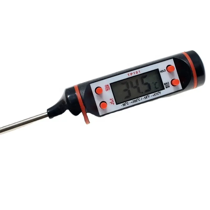 TP101 digitale Sonde Lebensmittel Bimetall drahtloses Fleisch thermometer