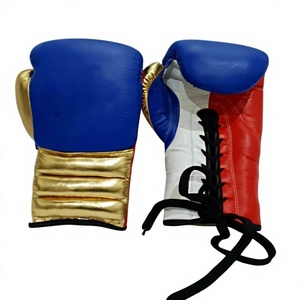 Guantes de Boxeo Personalizados de Cuero Vacuno para Entrenamiento, Sparring, Gimnasio, Escuela, OEM - Product Image 1