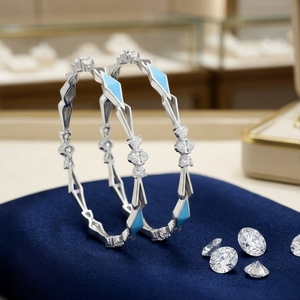 กำไลเงินแท้ 925 สำหรับผู้หญิงและเด็กผู้หญิง งานฝีมือประณีต ประดับด้วยเมนาคารีสีน้ำเงิน เหมาะสำหรับสวมใส่ในงานเทศกาลและโอกาสพิเศษ - Product Image 4