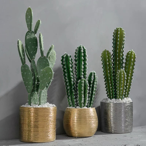 Macetas doradas <span class=keywords><strong>de</strong></span> lujo para decoración interior, macetas <span class=keywords><strong>de</strong></span> cerámica modernas para jardín y plantas, venta al por mayor - Product Image 4