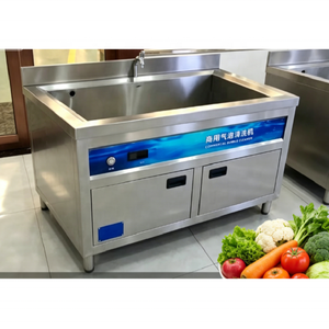 대용량 야채 세척기 (식당, 호텔용) 초음파 싱크대형 효율적인 버블 세척 - Product Image 5