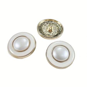 Chapeau de paille perle distribution couture à la main Simple vent pull Trench manteau bouton en métal - Product Image 5