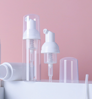 Bouteille à pompe ronde transparente en mousse, très vendue, pour la distribution de savon dans la cuisine et la salle de bain