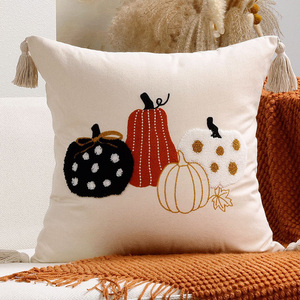 2025 automne broderie citrouille Halloween chambre décor à la maison oreillers housses de <span class=keywords><strong>coussin</strong></span> pour <span class=keywords><strong>canapé</strong></span> - Product Image 5