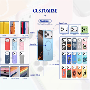 <span class=keywords><strong>Coque</strong></span> en silicone liquide JOYPORODO personnalisable avec logo, étui magnétique animé pour <span class=keywords><strong>iPhone</strong></span> 17 16 15 14 Pro Max Air - Product Image 5