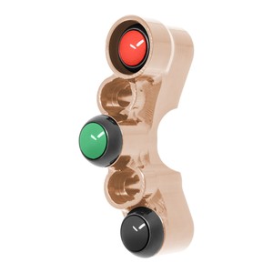 Interruptor de manillar derecho para Triumph Street Triple 765 R (orificios universales) (Cobre) - Product Image 4