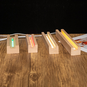 โคมไฟตั้งโต๊ะ <span class=keywords><strong>LED</strong></span> ไม้เนื้อแข็ง แสงวอร์มไวท์ ชาร์จ USB ได้ ปรับความสว่างได้ ดีไซน์ทันสมัย ของขวัญสำหรับนักเรียน ตกแต่งโต๊ะทำงาน - Product Image 4