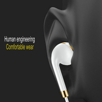 Pas cher Casque Filaire Haute Qualité Oreille Casque-Blanc 3.5mm