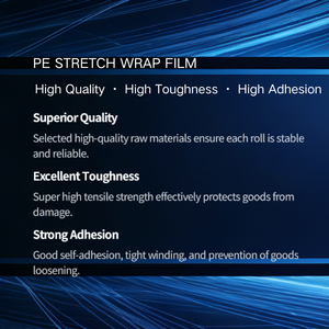 لفافة غشاء تمدد للجروح من مادة LLDPE، ناعمة وشفافة ومقاومة للغبار، قوة شد عالية >250.0 ميجا باسكال، درجة آلة، 20 ميكرون - Product Image 3