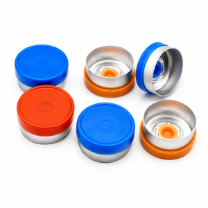 Medical Grade Flip-Off Aluminum Plastic Sealing Caps for Pharmaceutical & Lab Glass Vials - Product Image 1