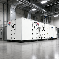 Unité de Traitement d'Air (UTA) à Expansión Directe (ED) sur Toit avec Compresseur Scroll R410A et Contrôle BACnet pour Bâtiments Commerciaux et Bureaux