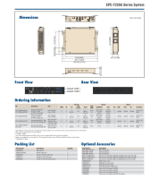 Sistema Advantech Serie EPC-T228A 1U, PC Delgado con Intel de 12.ª/13.ª/14.ª Generación Procesador Core I