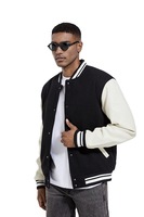 Blouson Teddy Chenille Personnalisé OEM en Polaire et Cuir Streetwear Coloré à Manches Longues pour Homme