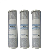 Filter katrij air cangkang kelapa 20 "diaktifkan CTO/Filter karbon PP GAC CTO Filter katrij membran RO