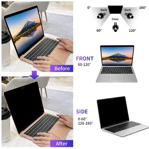 Pelindung layar Privasi Anti gores kualitas bagus Anti tergelincir pelindung layar privasi Laptop untuk Macbook Air 13.3 inci