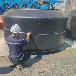 Hiệu suất tuyệt vời EVA Donut Fender với ma sát thấp uhmw PE Pad cho vùng thủy triều berthing sản phẩm cao su - Product Image 3